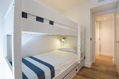 Cama o camas de una habitación en Hotel Els Pins