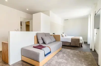 Cama o camas de una habitación en Peninsular