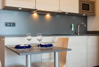 Una cocina o zona de cocina en Almirall Apartaments