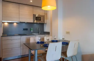 Una cocina o zona de cocina en Almirall Apartaments