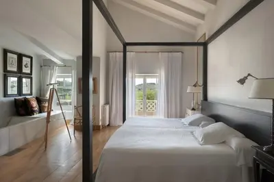 Cama o camas de una habitación en Hotel La Malcontenta