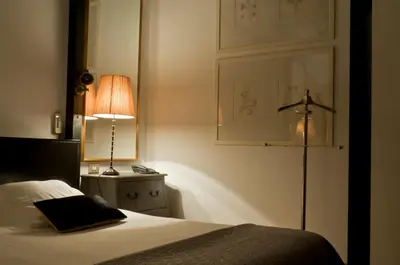 Cama o camas de una habitación en Hotel La Malcontenta