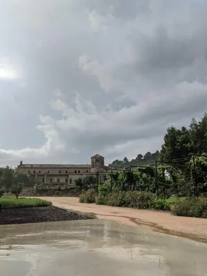 Paisaje cerca de esta villa