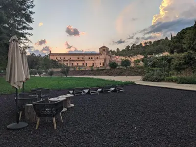Paisaje cerca de esta villa