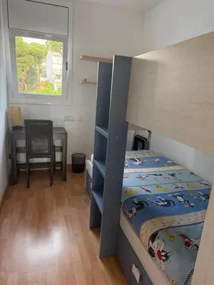 Cama o camas de una habitación en Apartamento Edificio Lirios Politur