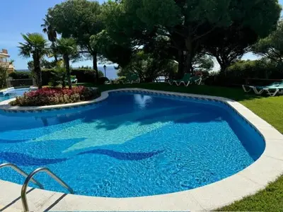 Piscina en o cerca de Sea view house with private pool and garden