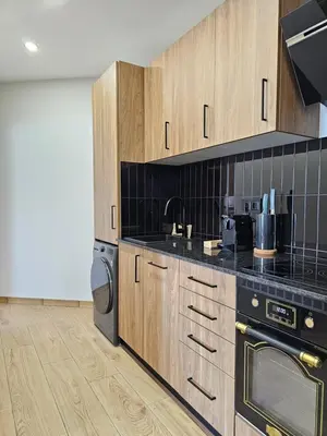 Una cocina o zona de cocina en LAGOM Apartments NEW, 5 min walk from the sea
