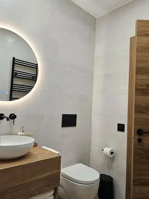 Un baño de LAGOM Apartments NEW, 5 min walk from the sea
