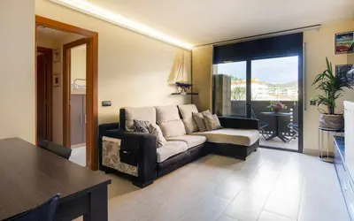 Zona de estar de Josep Folch – Centro, Parking y A/C Tossa