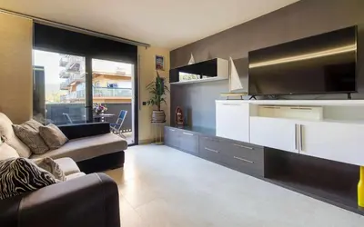 Una cocina o zona de cocina en Josep Folch – Centro, Parking y A/C Tossa
