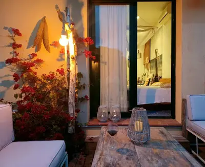 Cama o camas de una habitación en Casa de la Luna Begur