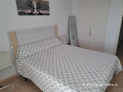 Cama o camas de una habitación en Piso Gavina Palamos