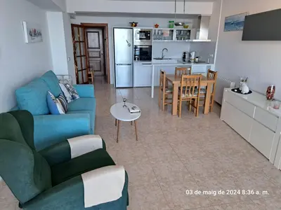 Una cocina o zona de cocina en Piso Gavina Palamos