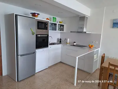 Una cocina o zona de cocina en Piso Gavina Palamos