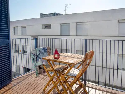 Un balcón o terraza de Piso les Pites