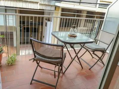 Un balcón o terraza de Piso Palomar