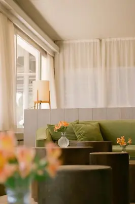 Zona de estar de Hotel Santa Marta