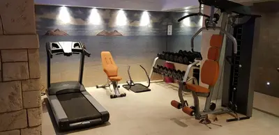 Gimnasio o instalaciones de fitness de Hotel Pimar & Spa