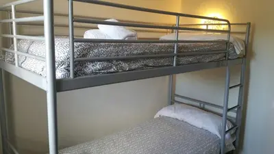 Cama o camas de una habitación en Hotel del Mar