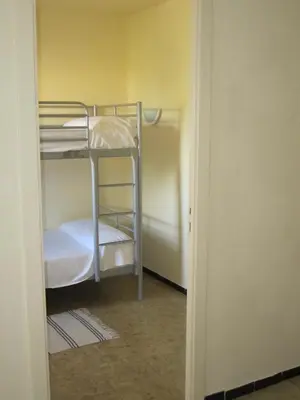 Cama o camas de una habitación en Hotel del Mar
