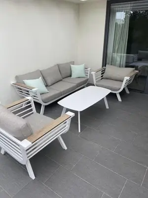Zona de estar de Luxury Golf Villa in Camiral Resort Area near Girona