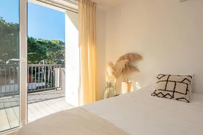 Cama o camas de una habitación en RB-7 Residencial BEGUR 6 Pax