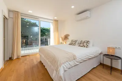 Cama o camas de una habitación en RB-7 Residencial BEGUR 6 Pax