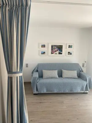 Cama o camas de una habitación en Loft vistes al mar 150 meters Optimist Trophy Esplanade