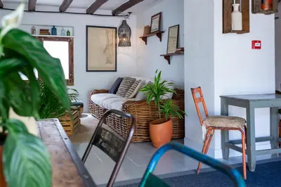 Zona de estar de Hostal Boutique Es Menut