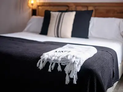 Cama o camas de una habitación en Hostal Boutique Es Menut