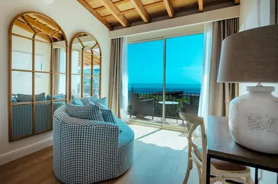 Zona de estar de Aiguablava Luxury Apartments
