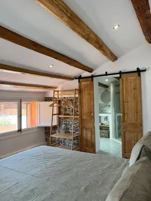 Cama o camas de una habitación en Can Jan Vives