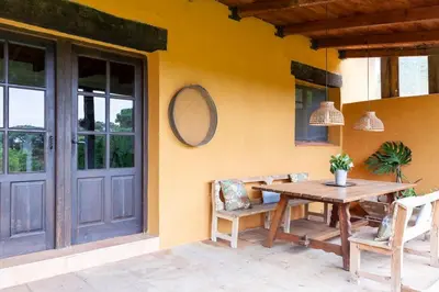 Plano de LOS TILOS Casa rural en el campo.