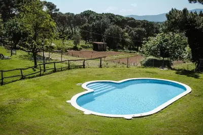 Piscina en o cerca de Casa rural en el campo LAS DALIAS