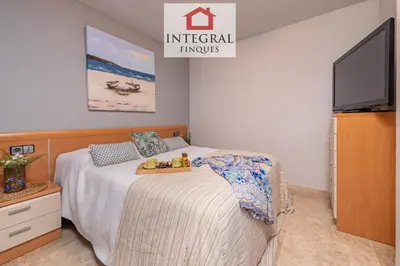 Cama o camas de una habitación en La Galera Palamós