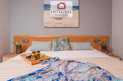 Cama o camas de una habitación en La Galera Palamós