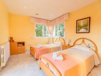Cama o camas de una habitación en Holiday Home Aurea by Interhome