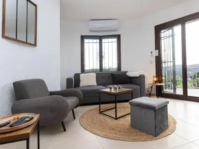 Zona de estar de Holiday Home Nimes by Interhome
