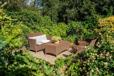 Jardín al aire libre en Casa Coene