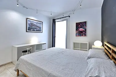 Cama o camas de una habitación en Casa Nou 2 rooms & Boutique