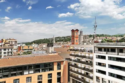 Vista general de Girona o vista desde el apartamento