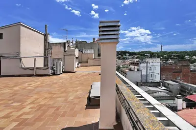 Vista general de Girona o vista desde el apartamento