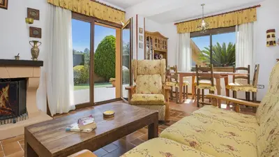 Zona de estar de Villa Cip 14pax - Vidreres