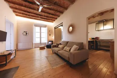 Zona de estar de Bravissimo Carrer Nou, Cosy 2-bedroom apartment