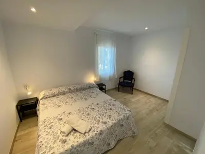 Cama o camas de una habitación en Apartamentos Rayon Du Soleil
