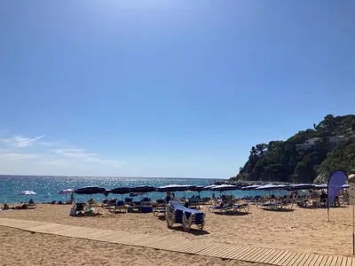 Paisaje cerca de este camping