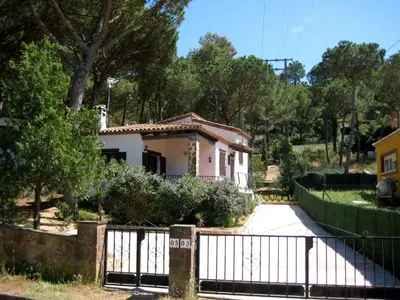 Jardín al aire libre en Villa Anna