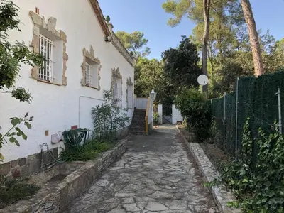 Jardín al aire libre en Casa el Palomar