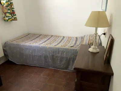 Cama o camas de una habitación en Illa blanca