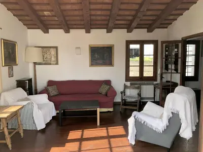 Zona de estar de Illa blanca